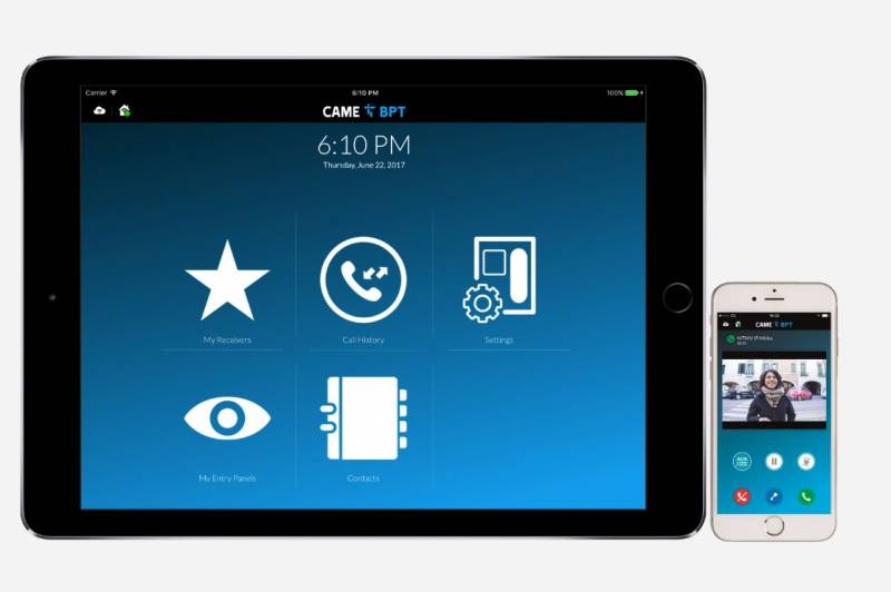 Portier vidéo connecté wifi came abd automatismes installateur revendeur agréé aux Pennes Mirabeau