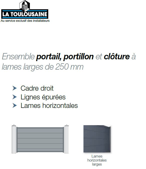 portail coulissant occultant sur mesure gris anthracite la toulousaine par abd automatisme les Pennes Mirabeau 13170