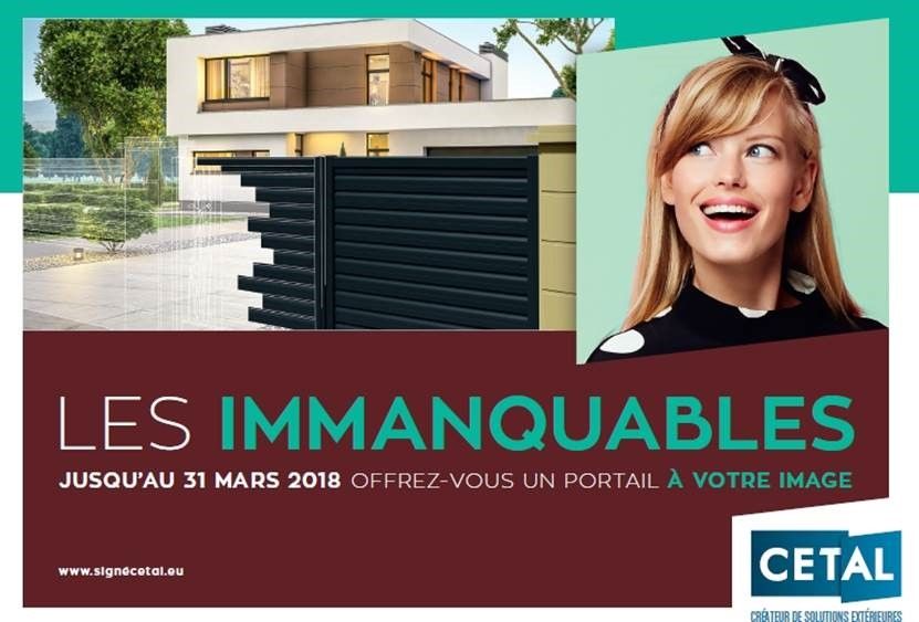 Promotion Portails, Portillons, gardes-corps et cloture Aluminium Cetal aux Pennes Mirabeau entre Marignane et Aix en Provence